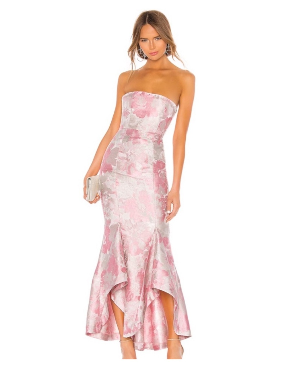 Lovers + Friends Urgonia gown - Pink Tonal